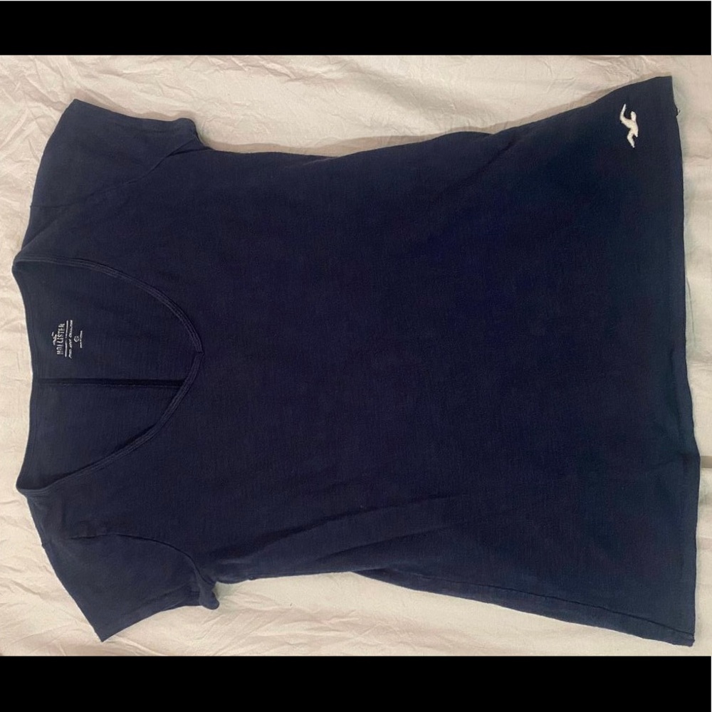 Hollister Casual Navy Blue Top